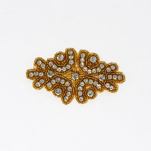 Small Gold Wholesale Rhinestone Applique For Shoes Dresses Bridal