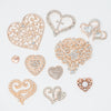 Rose Gold Hearts Pack