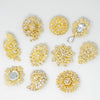 Large Gold Bulk Brooches