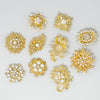 Large Gold Brooches with Pearls Bulk