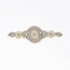 Large silver wholesale rhinestone appliques for dresses weddings bridal dance costumes