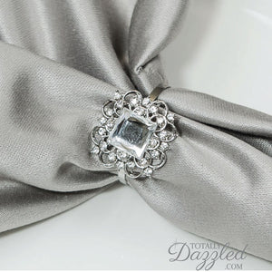 Crystal Wedding Napkin Rings