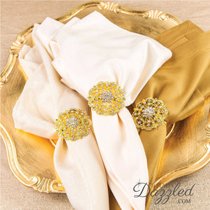 Vintage Gold Napkin Rings