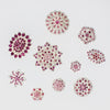 Pink Rhinestone Brooches Bulk
