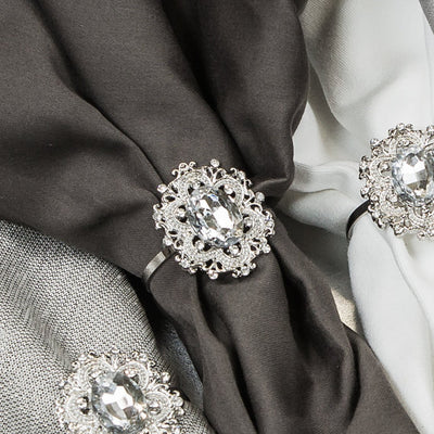 Rhinestone Napkin Rings | Wedding Napkin Rings - Totally Dazzled