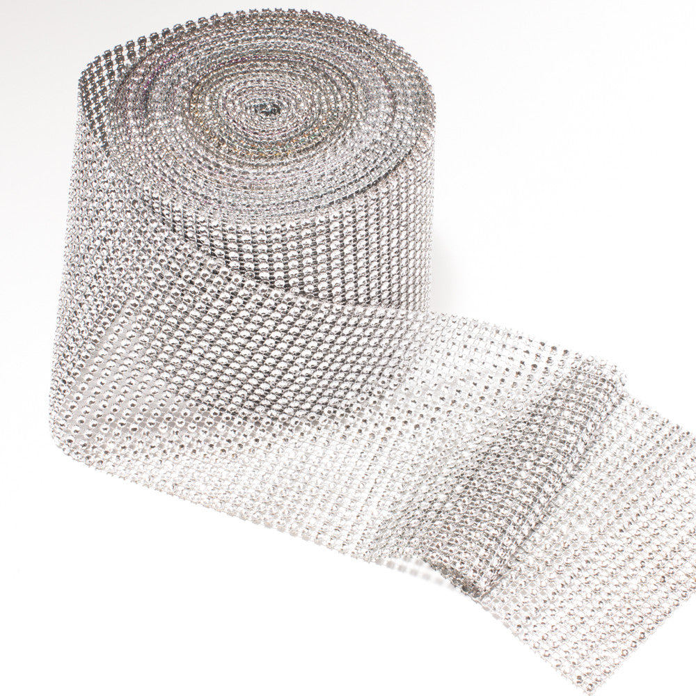 Rhinestone Mesh Ribbon Trim  Bling on a Roll - Totally Dazzled