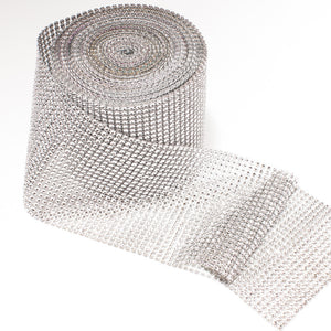 Rhinestone Mesh Ribbon Trim | Bling on a Roll