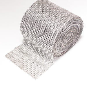 Rhinestone Mesh Ribbon Trim | Bling on a Roll