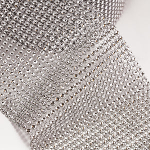 Rhinestone Mesh Ribbon Trim | Bling on a Roll