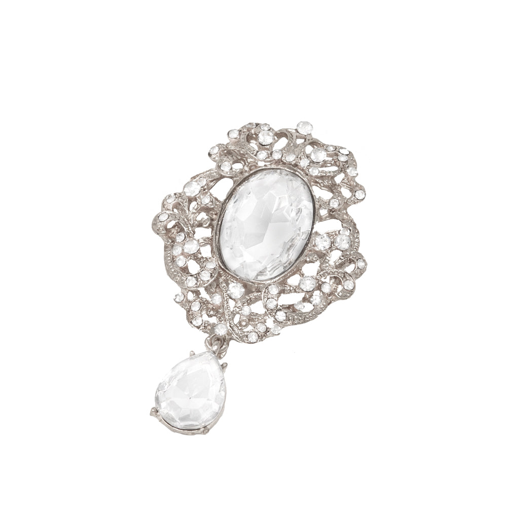Silver Dangle Brooch 10 pack Totally Dazzled
