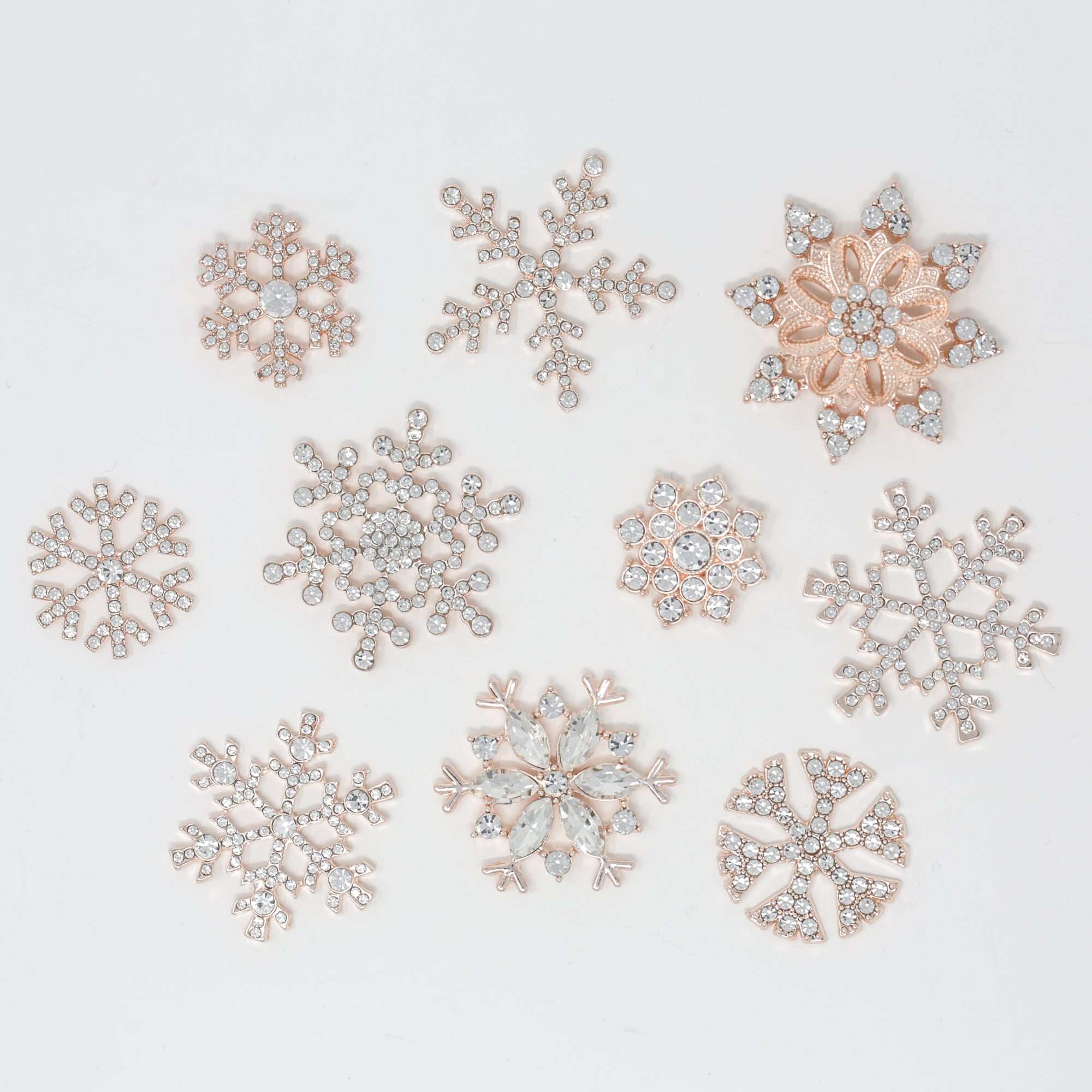 Rose Gold Snowflake Pack
