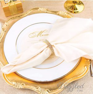 Gold Rhinestone Napkin Ring Wholesale