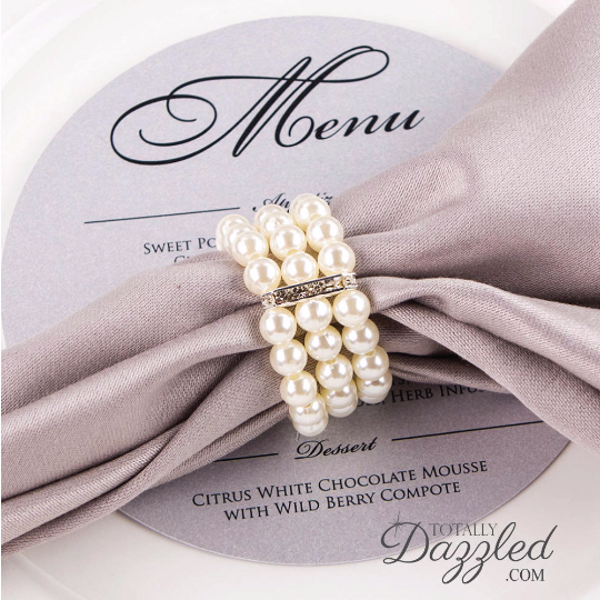 Wedding napkin rings bulk on sale