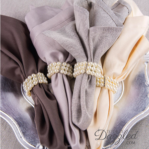 Pearl Napkin Ring Wedding