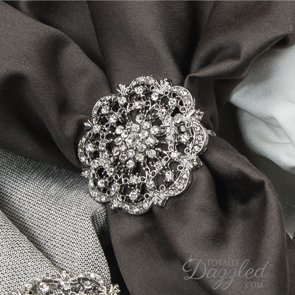Diamante on sale napkin rings
