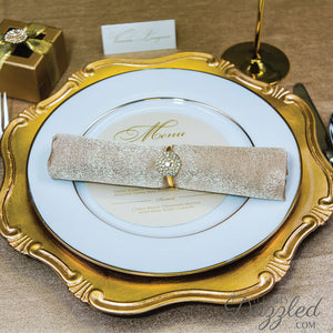 Gold Napkin Rings wedding