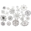 Bulk Silver Rhinestones Embellishments