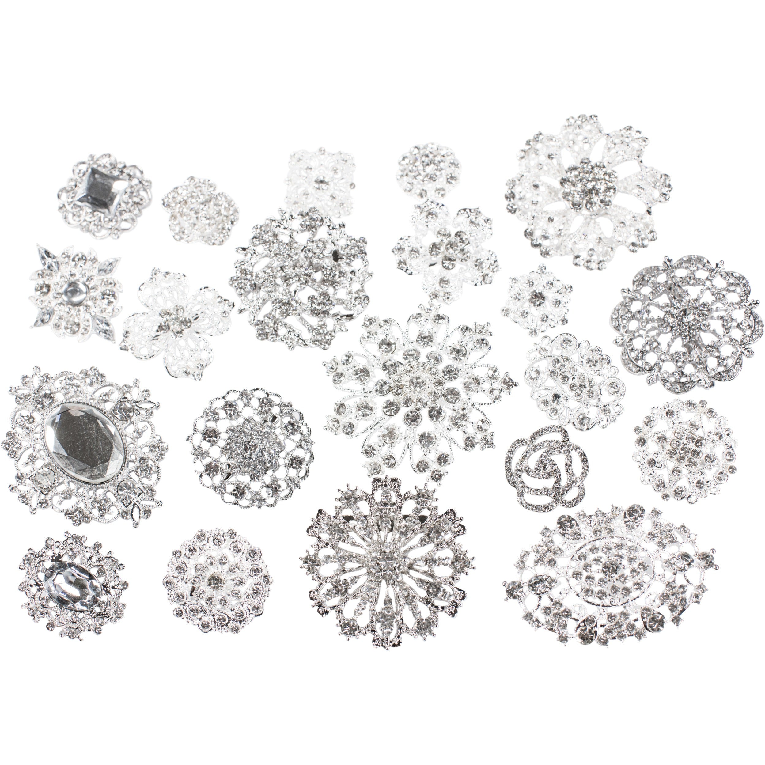 Clear Stone Variety Pack - 6 Sizes - Totally Dazzled