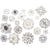  silver bulk rhinestone embellishments