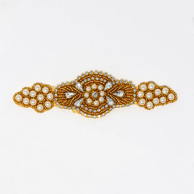 Gold Rhinestone Applique | Fiona