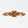 Wholesale Iron on Appliques For Wedding dresses bridal dance costumes rose gold