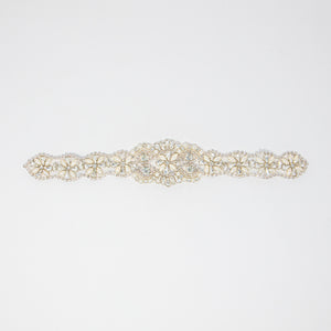 wholesale silver rhinestone iron on appliques for wedding dresses bridal dance costumes