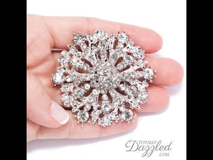 Antique Rhinestone Brooch