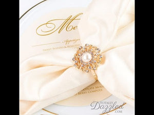 Flower Napkin Ring 10 Pack